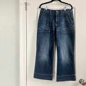 CAbi 💫 NWOT Spring 2021, Lidi Crop, Cropped Wide Leg Jeans, Size 6, #5881